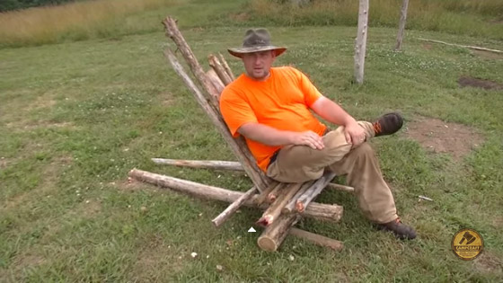 make a bushcraft chair