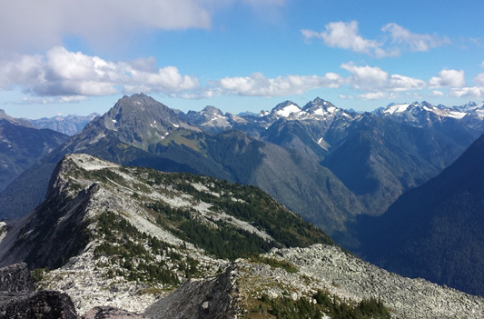 mountain scrambling