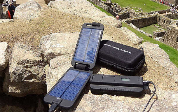 Backpacking Solar Charger Options for Smartphones and other USB Devices ... - Powermonkey Extreme Solar Charger 610x384