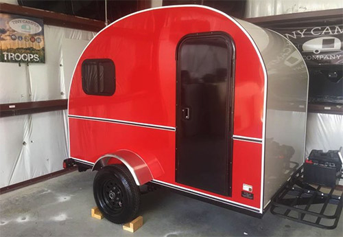 canned spam teardrop trailer