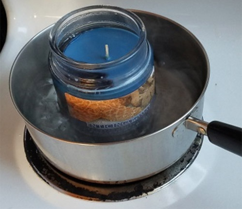 candle wax for making firestarter