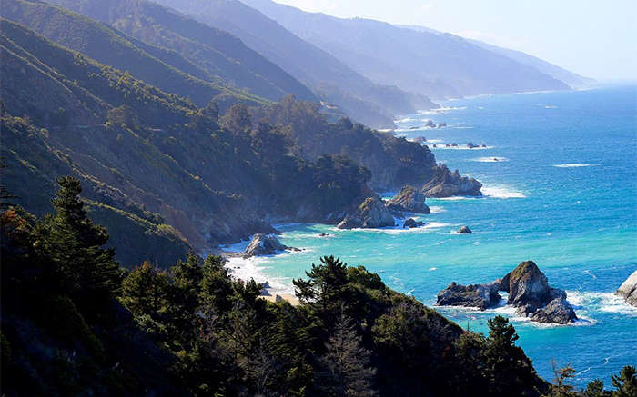 big sur along highway one