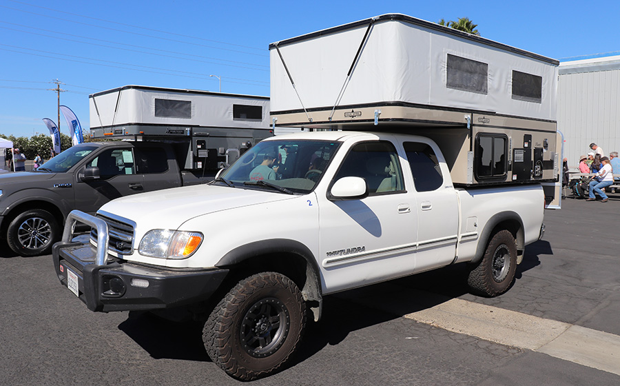 Custom Khaki Four Wheel Camper