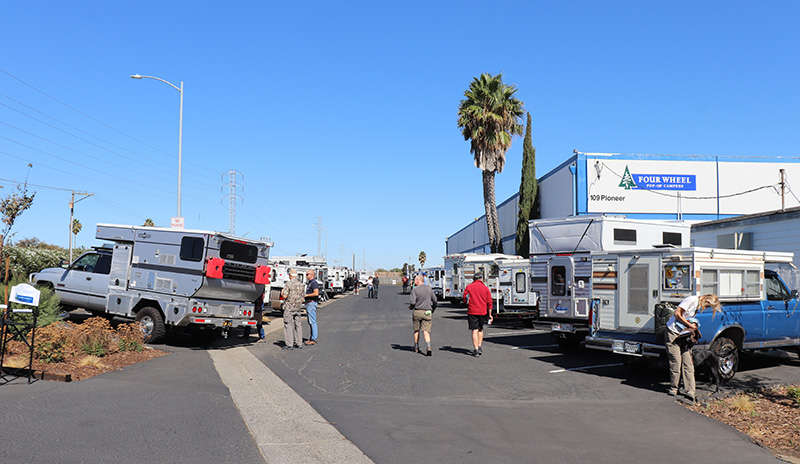 owners with their four wheel campers