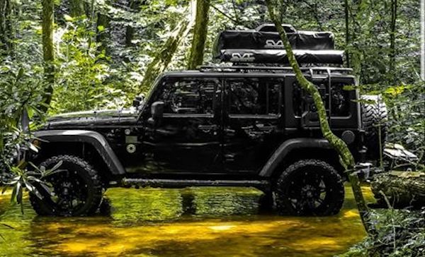 jku overland jeep vader black