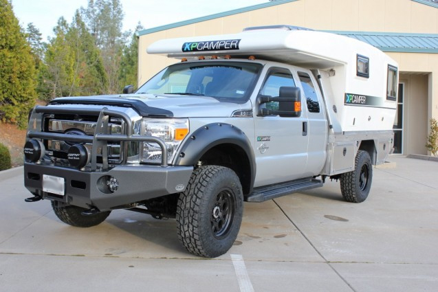 xpcamper v1e fitted to ford f350