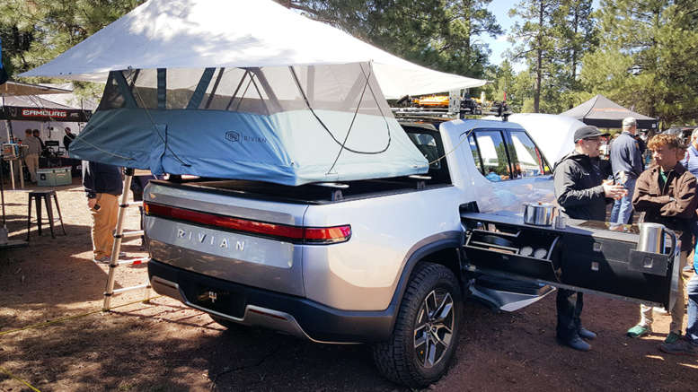 Rivian R1t Electric Truck Overland Concept Savage Camper