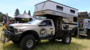 baja runner overland ram 2500 truck with hawk four wheel camper and norweld flatbed