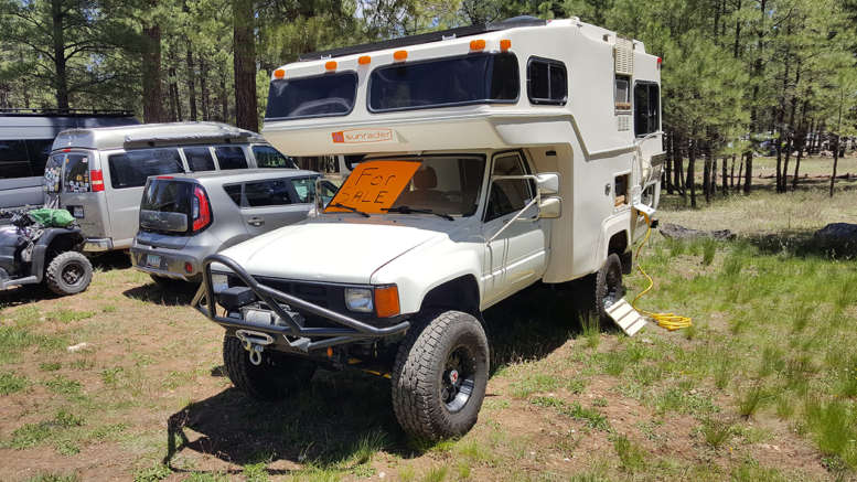 overland 1984 toyota sunrader 4x4 motorhome