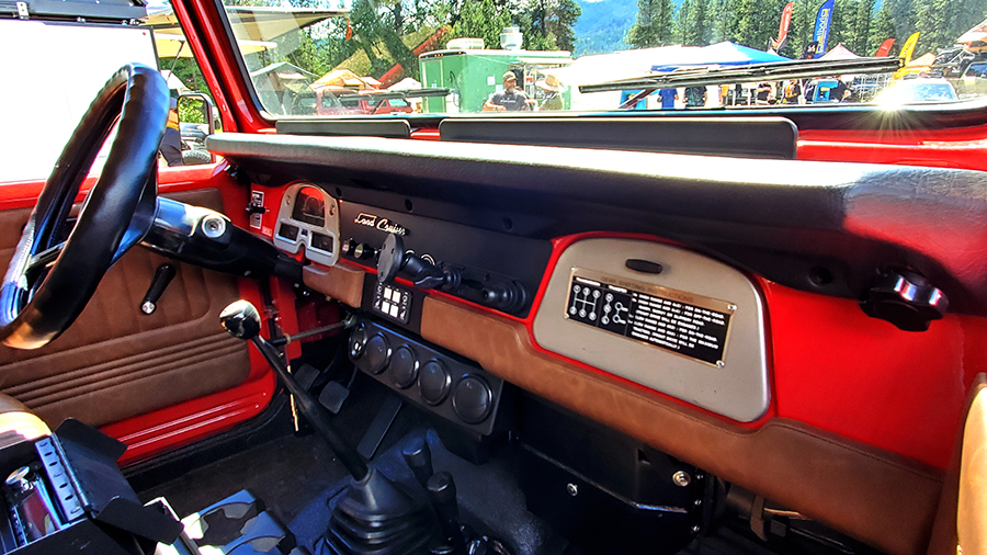 1978 land cruiser fj40 dash with dakota digital guages