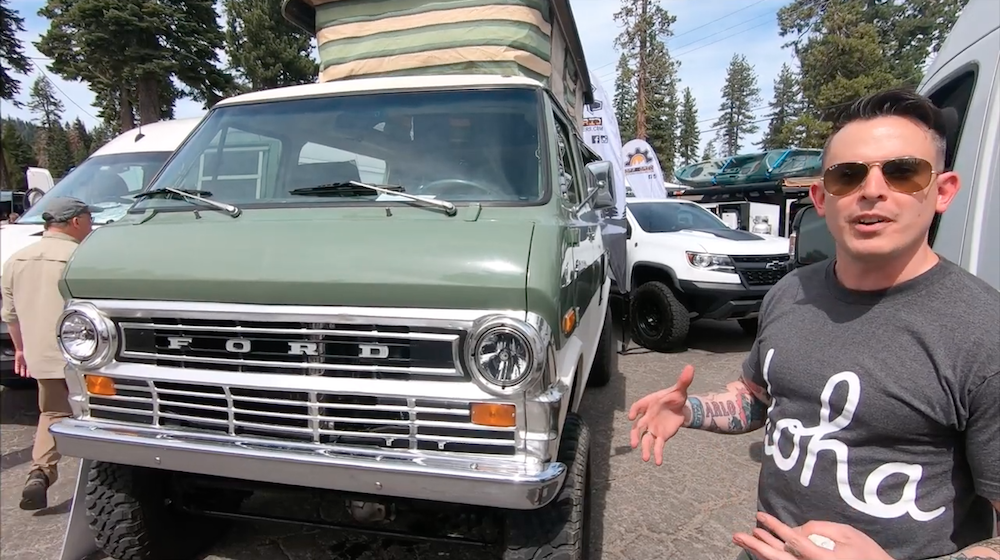 joe arlo describing backround of his 71 sportsmobile and the overland upgrades