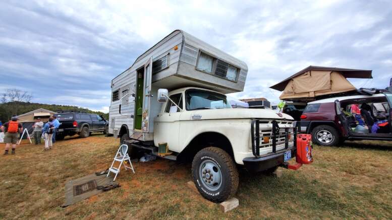 4x4 overland upgraded vintage ford f350 open road camper