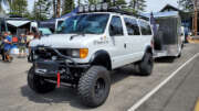 4x4 conversion ford e350 van with 8 inch lift kit