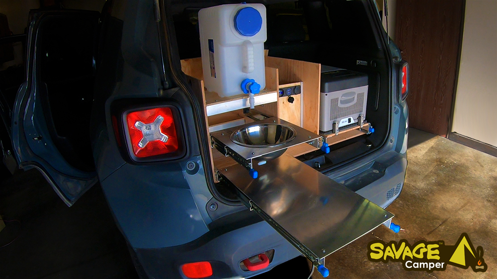 diy camp kitchen build small suv