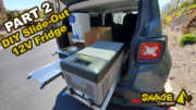 diy slide-out 12 volt fridge for an SUV