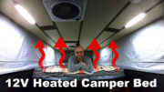 12 volt heated camper bed