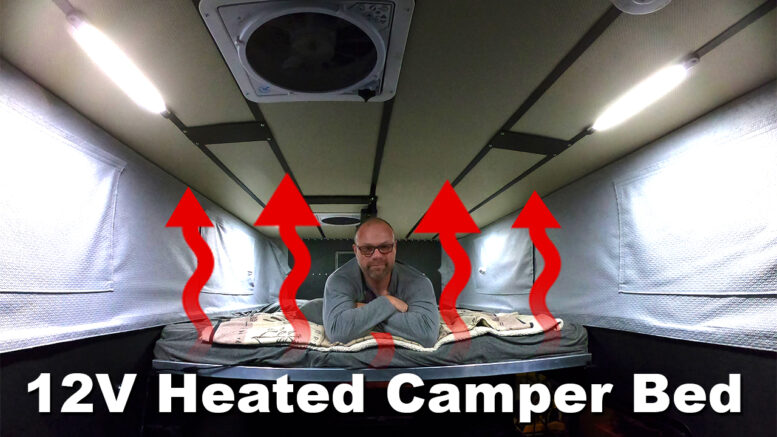 12 volt heated camper bed